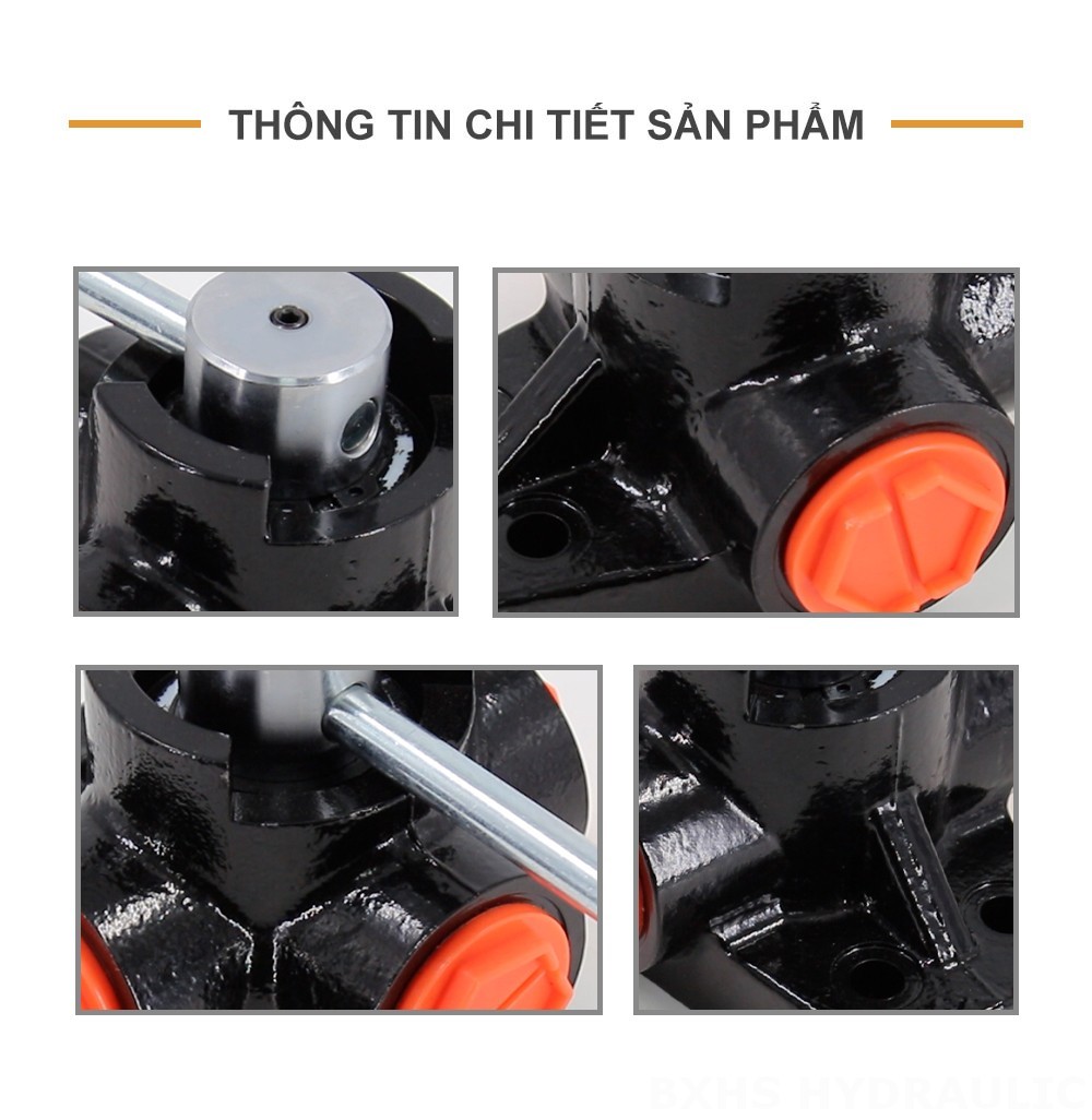 DH25 Điều khiển thủ công Xy lanh 1 Van đổi hướng dòng chảy