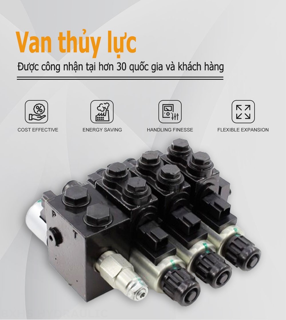 HDCF50 Biến áp Xy lanh 3 Van điều khiển điện từ