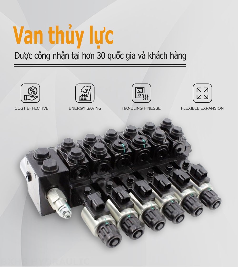 HDCF50 Biến áp Xy lanh 6 Van điều khiển điện từ