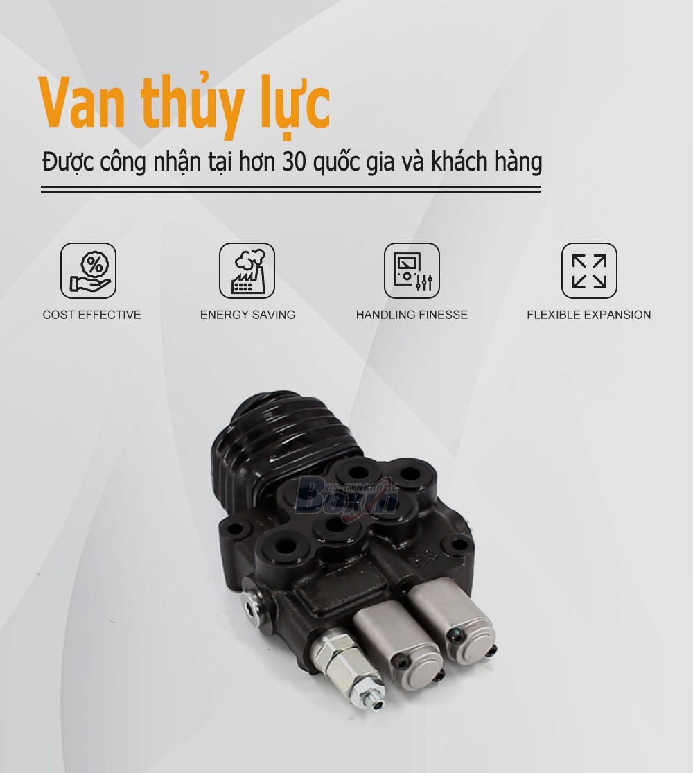HS45 Tay điều khiển 2 ống Van điều hướng