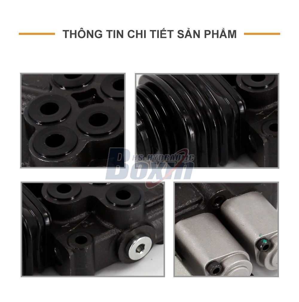 HS45 Tay điều khiển 2 ống Van điều hướng