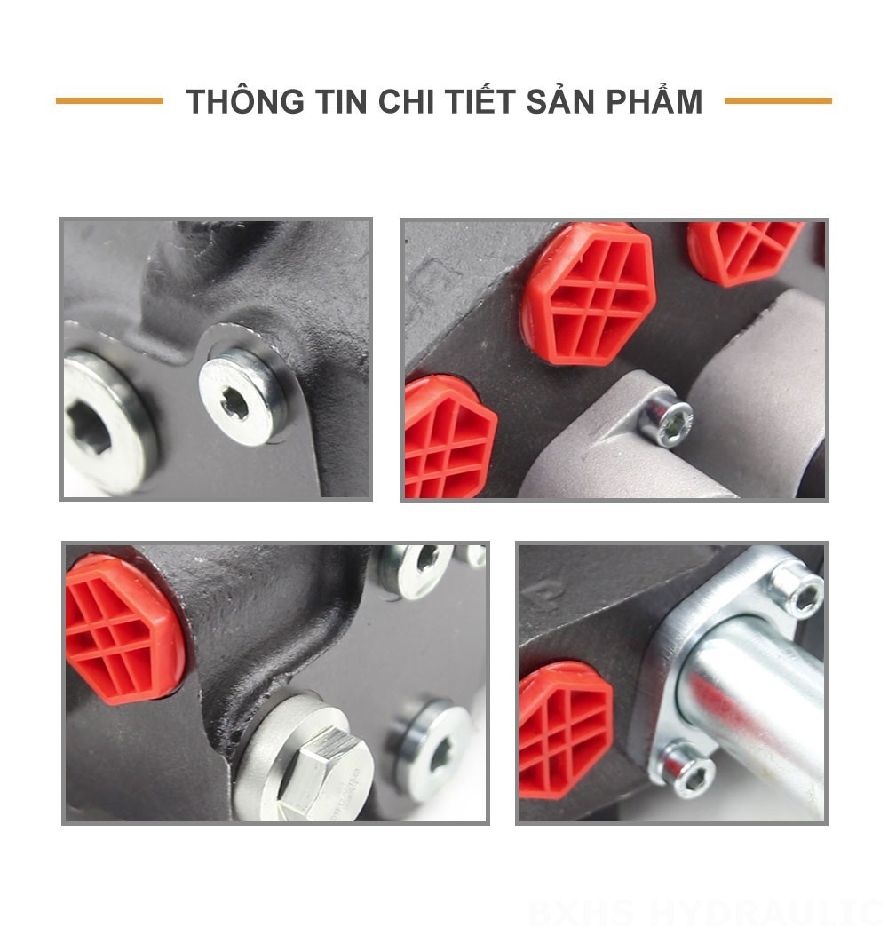 HSDM90B Cáp Xy lanh 2 Van điều hướng Monoblock
