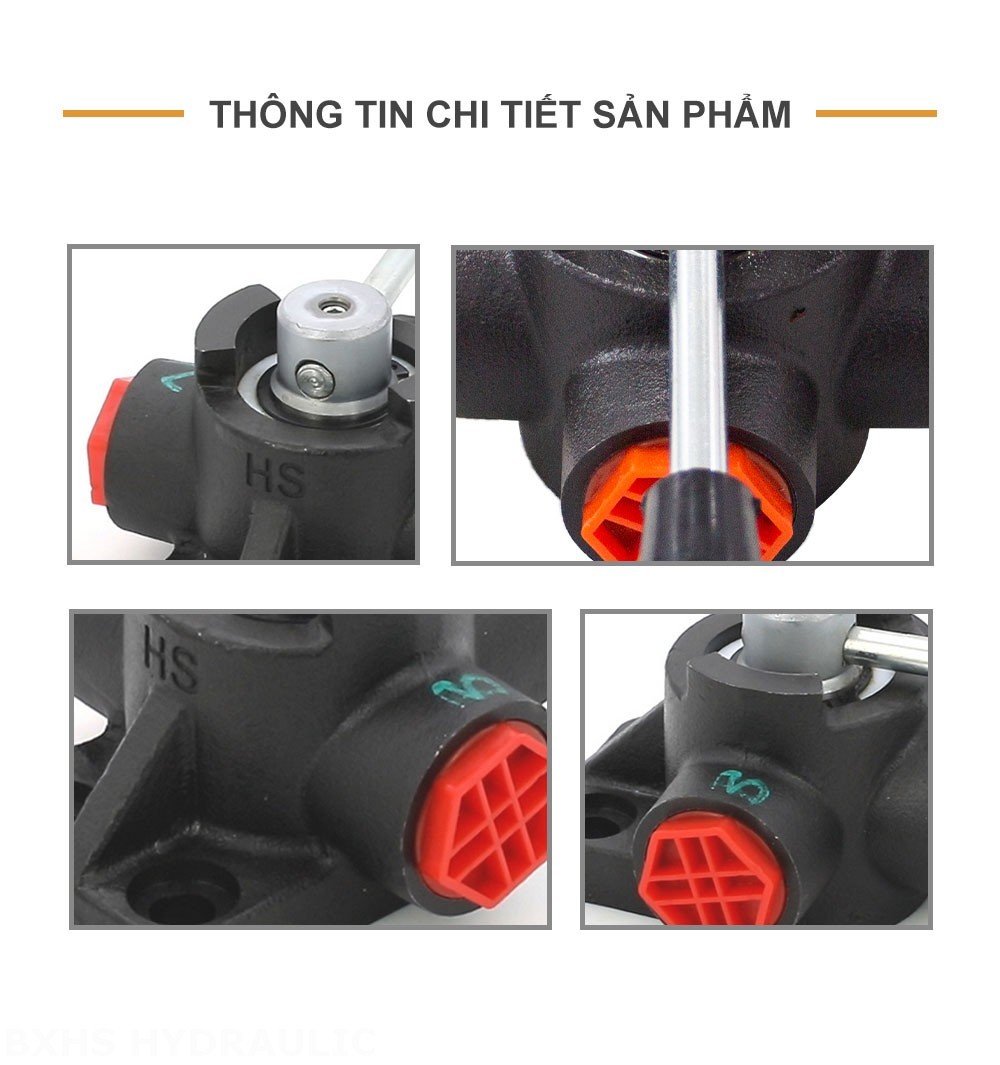 HSDV10 Điều khiển thủ công Xy lanh 2 Van đổi hướng dòng chảy