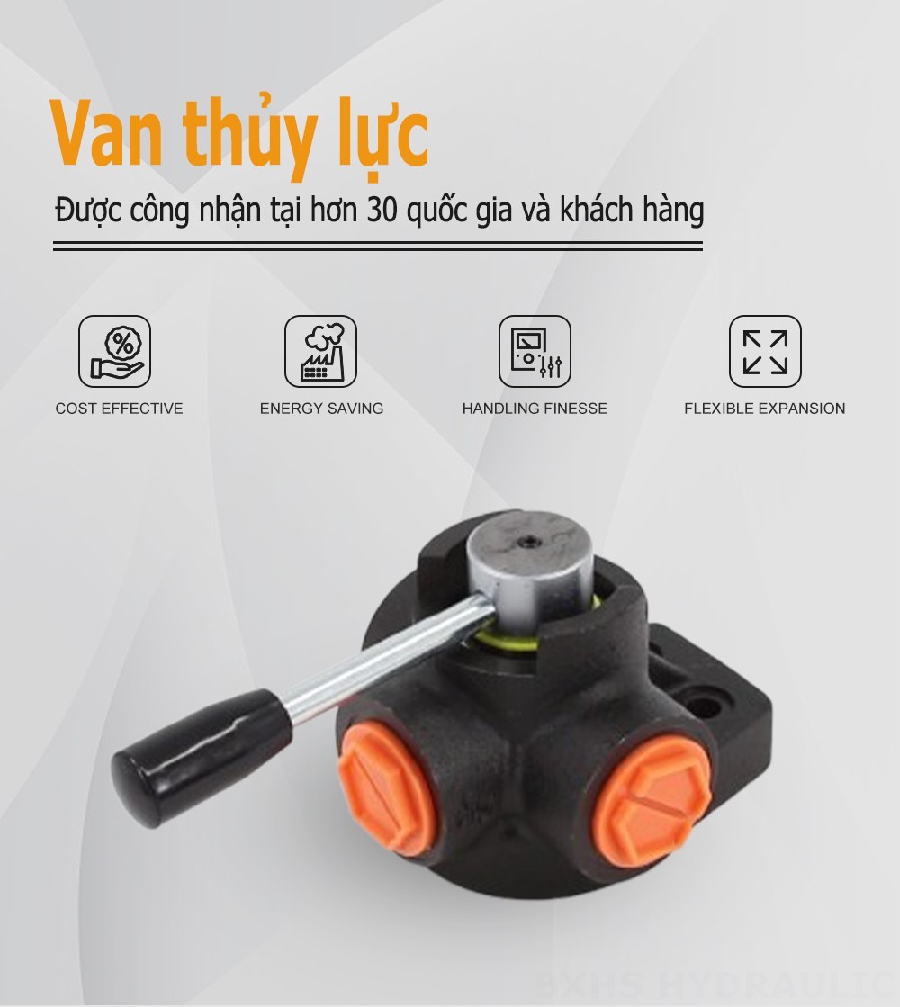 HSDV33 Điều khiển thủ công Xy lanh 1 Van đổi hướng dòng chảy