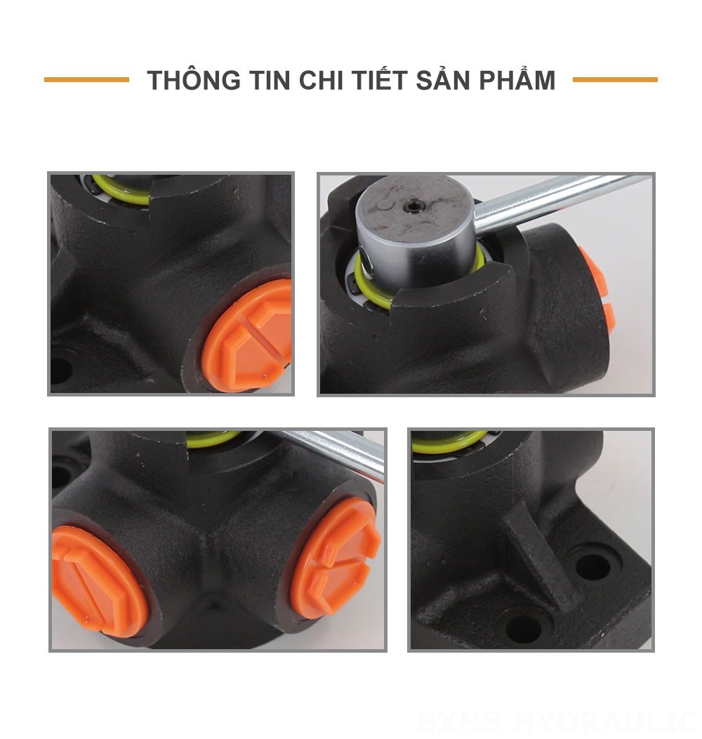HSDV33 Điều khiển thủ công Xy lanh 1 Van đổi hướng dòng chảy