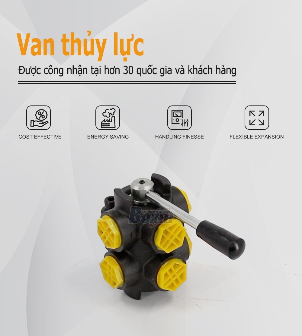 HSDV33-2 Điều khiển thủ công 1 ống Van chuyển hướng dòng chảy
