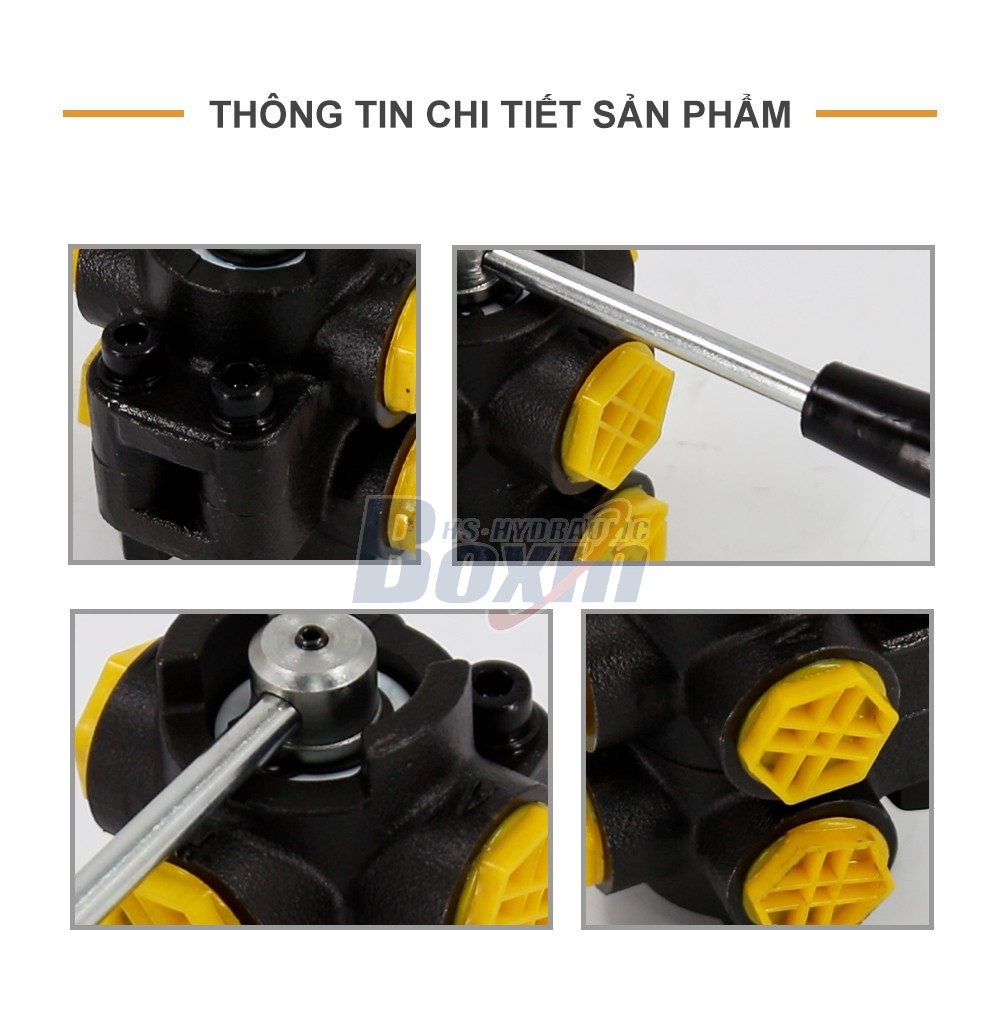 HSDV33-2 Điều khiển thủ công 1 ống Van chuyển hướng dòng chảy