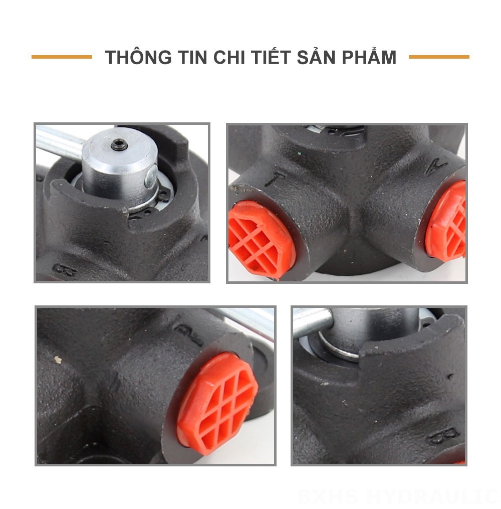 HSDV34 Điều khiển thủ công Xy lanh 1 Van đổi hướng dòng chảy