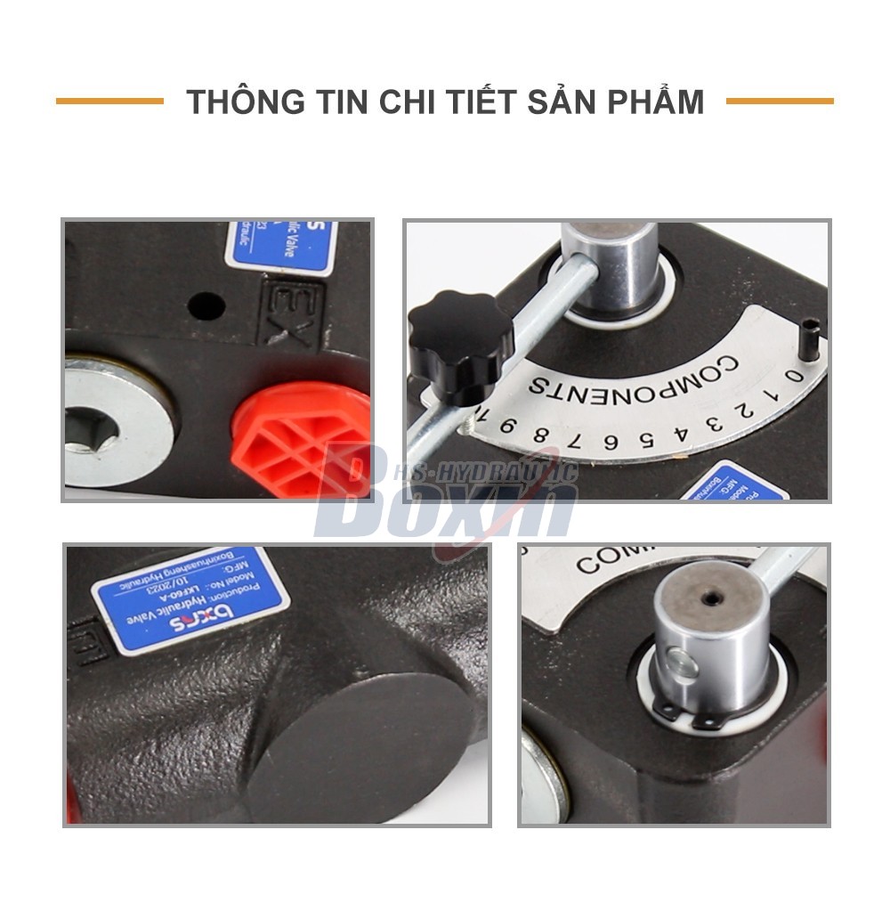 LKF60-WAQF Thủy lực 1 ống Van điều khiển lưu lượng