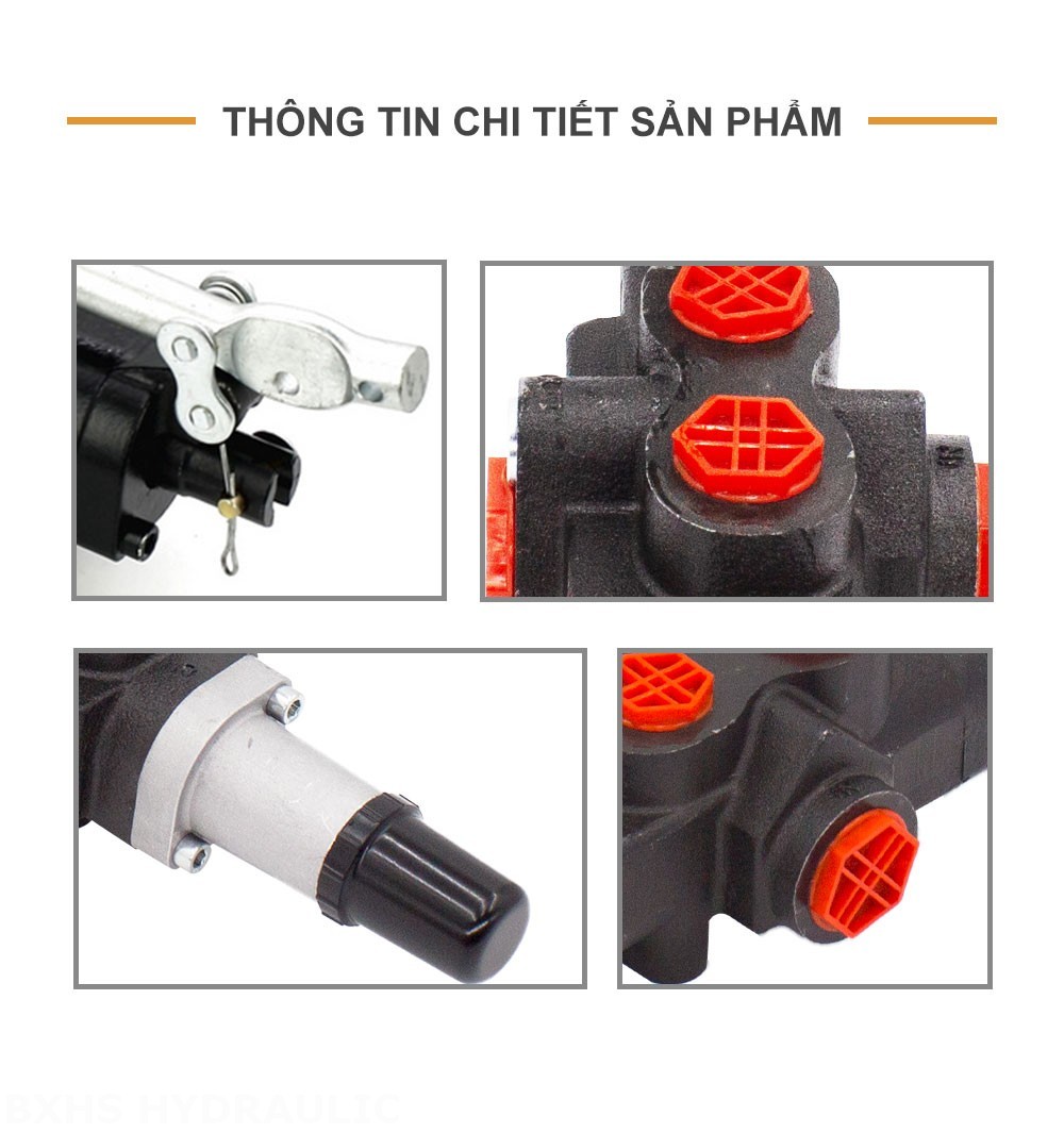 LVA1-95 Điều khiển thủ công Xy lanh 1 Van phân chia gỗ