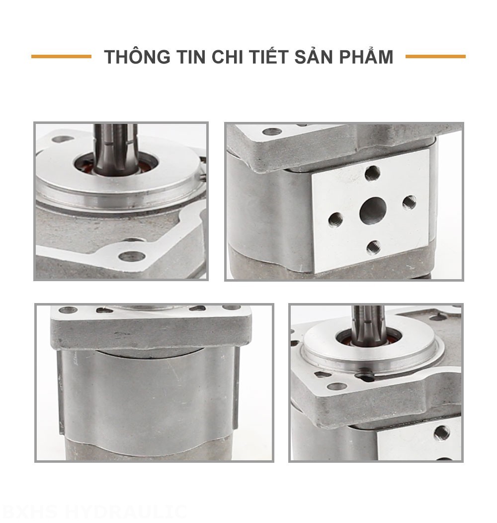 NSH-10 10 cc/vòng Bơm bánh răng thủy lực