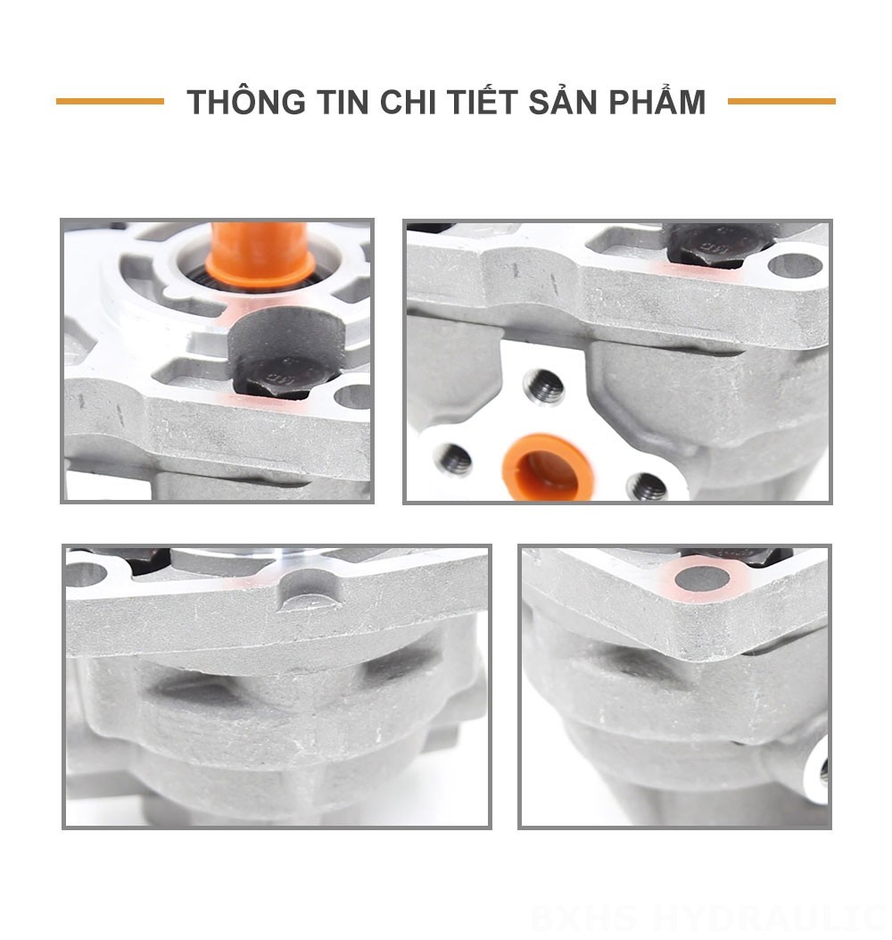 NSH10-M 10 cc/vòng Bơm bánh răng thủy lực