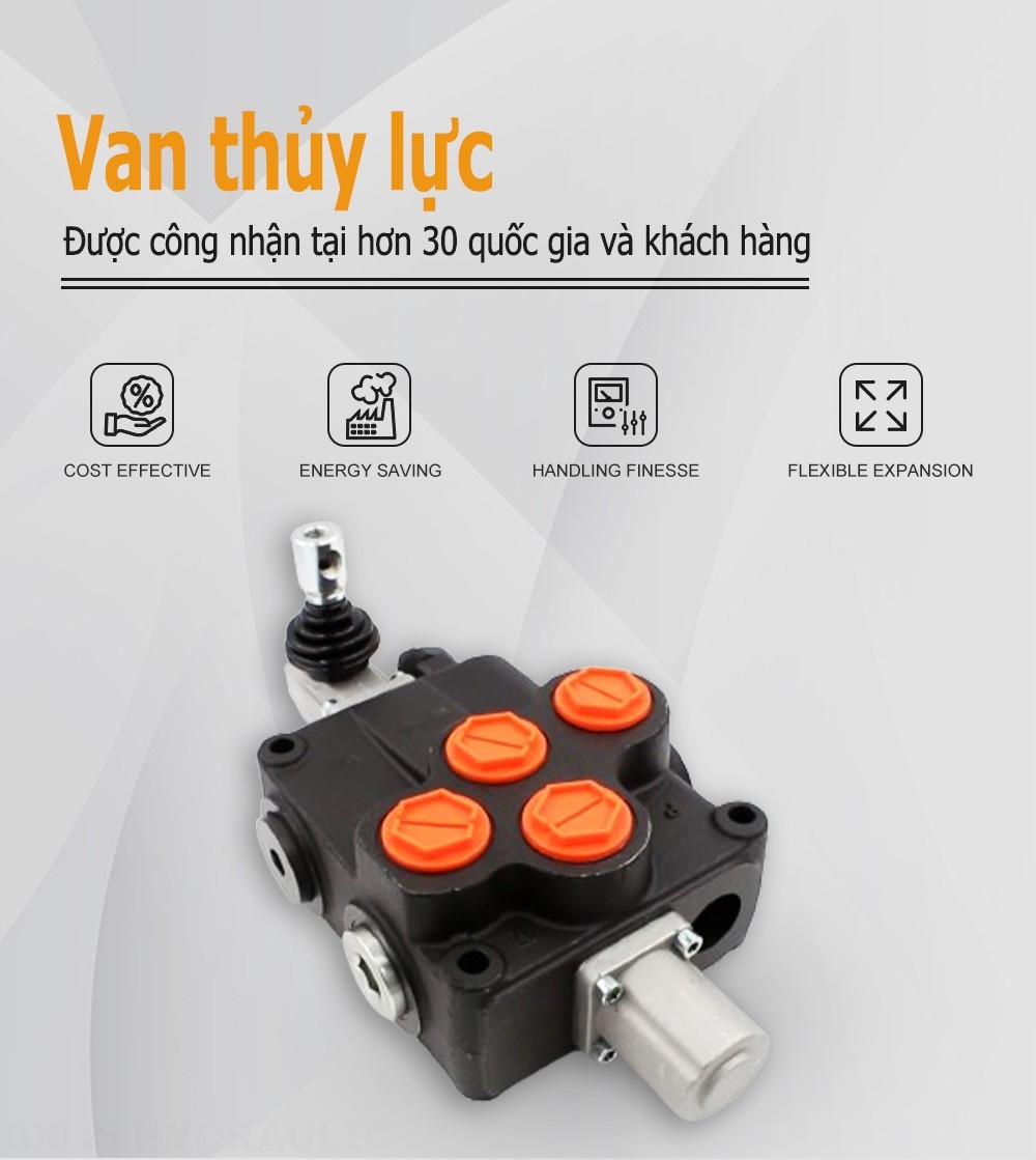 P120-G1-OT Điều khiển thủ công Xy lanh 1 Van định hướng khối liền