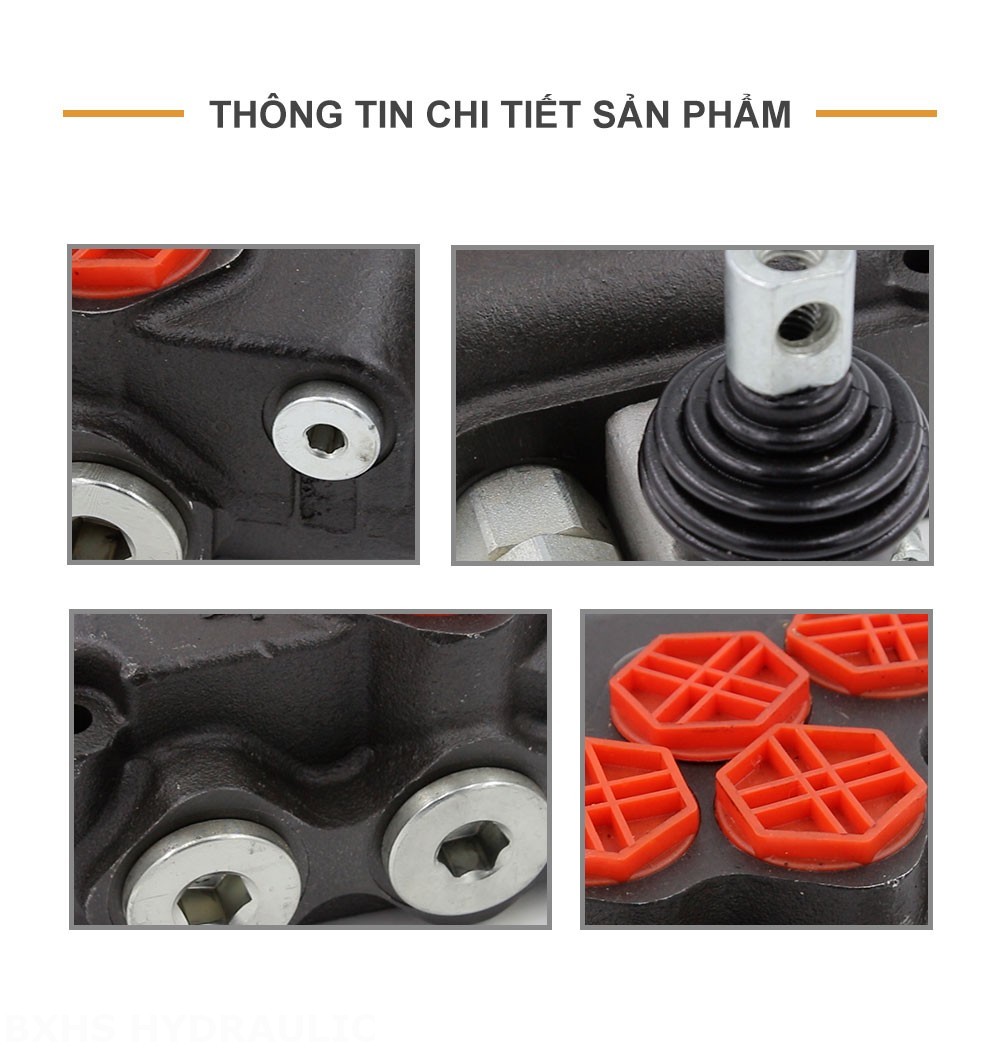 P120-G1 Điều khiển thủ công Xy lanh 1 Van định hướng khối liền