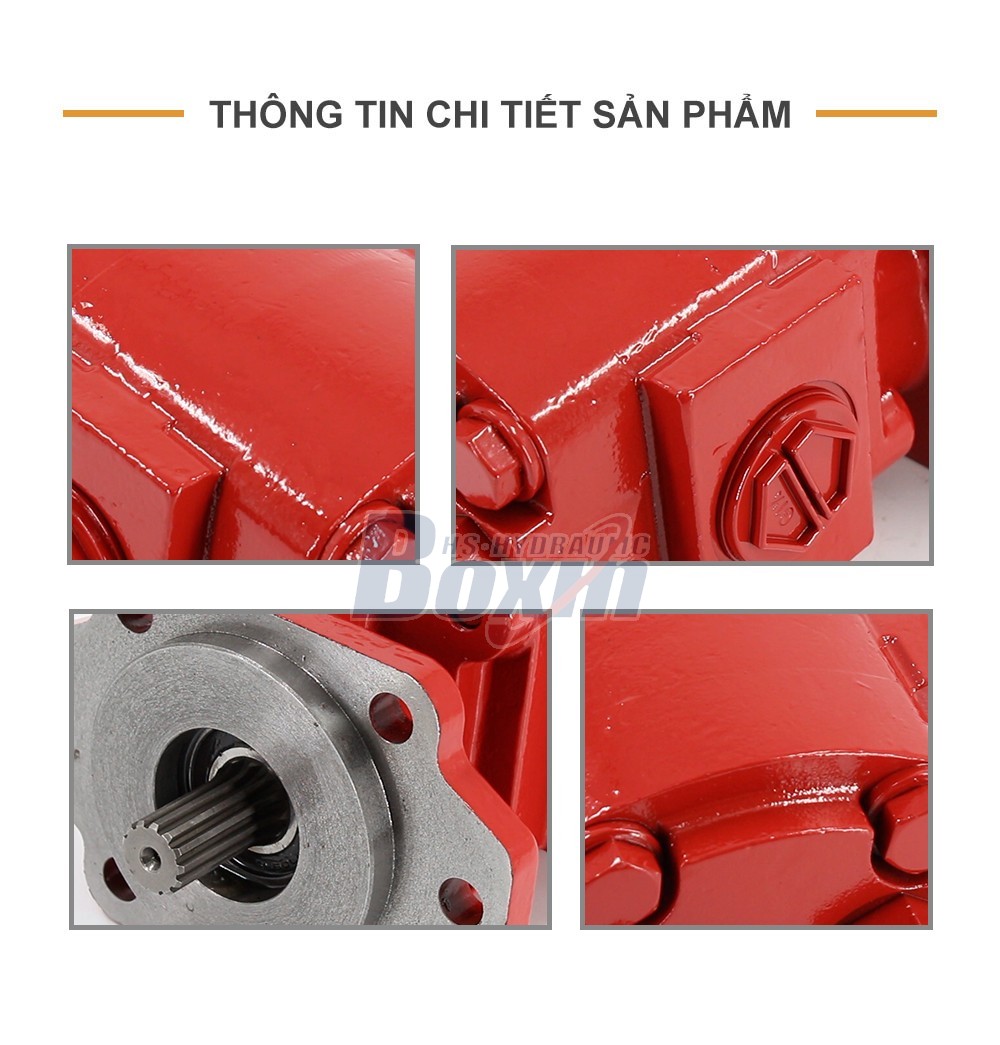 High Performance P21A646JEAL20-25-H 64.6 cc/rev Hydraulic Gear Pump Supply