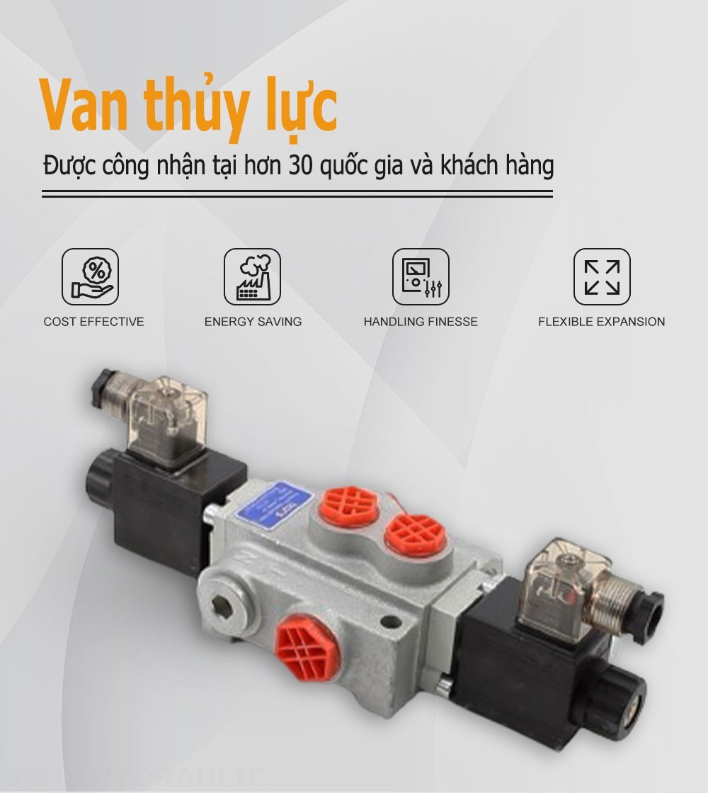 P40-DKL Biến áp Xy lanh 1 Van định hướng khối liền