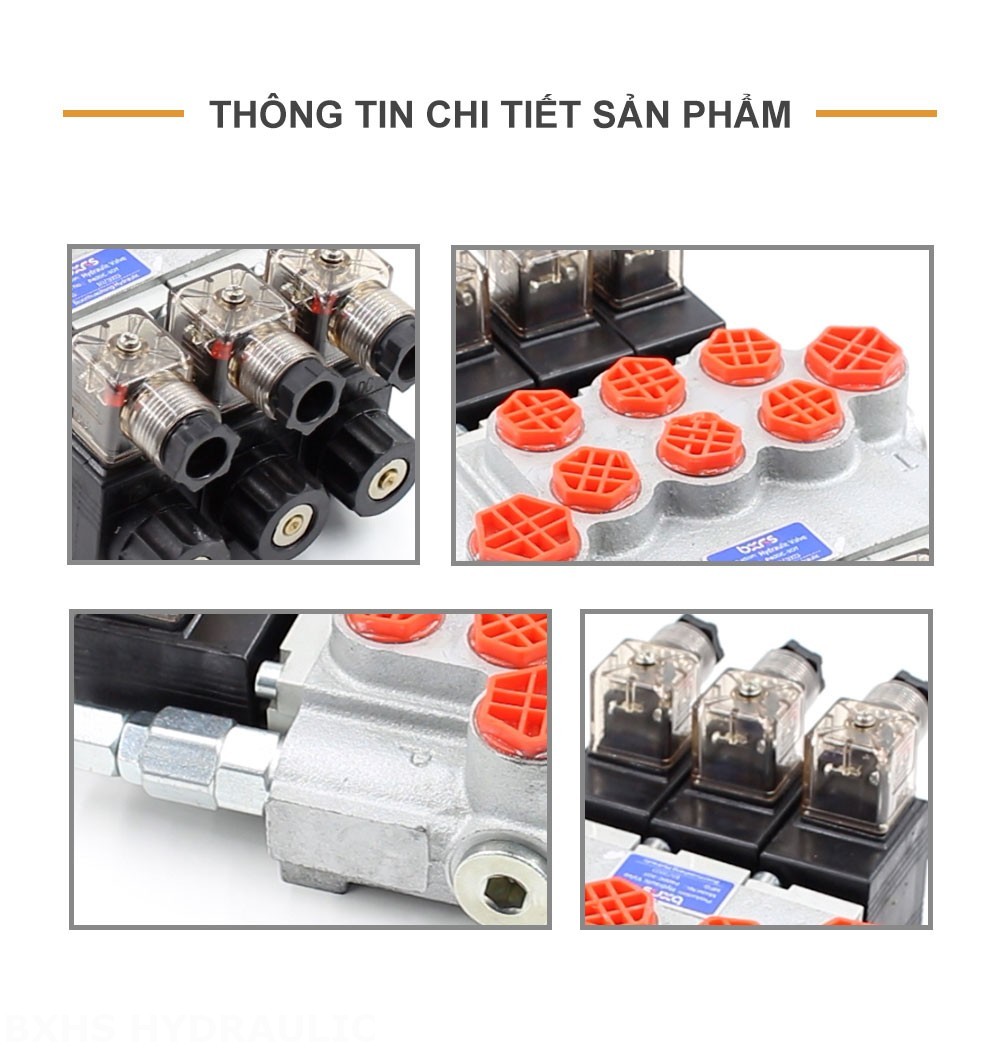 P40-DKL Biến áp Xy lanh 3 Van định hướng khối liền