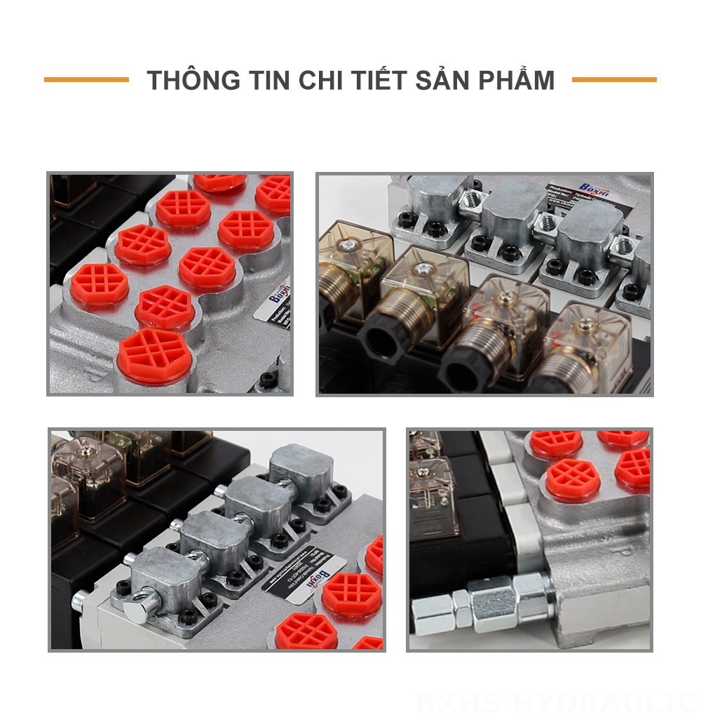 P40-DS Biến áp Xy lanh 4 Van điều hướng Monoblock