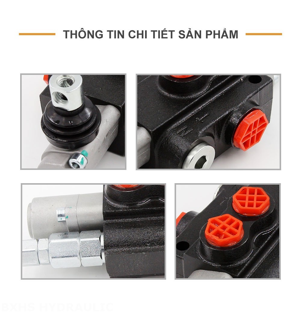 P40-G38-OT Điều khiển thủ công Xy lanh 1 Van định hướng khối liền