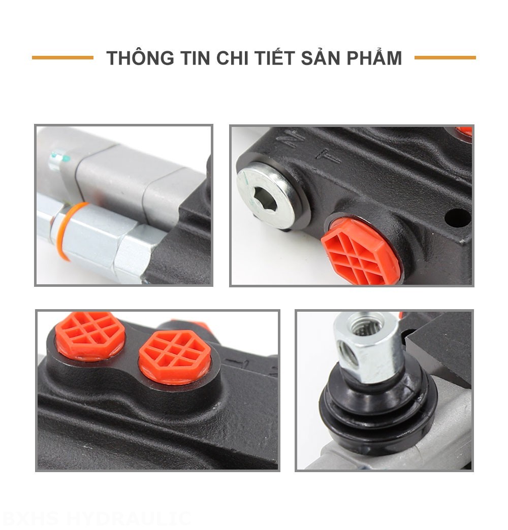 P40-QTW1 Điều khiển thủ công Xy lanh 1 Van định hướng khối liền