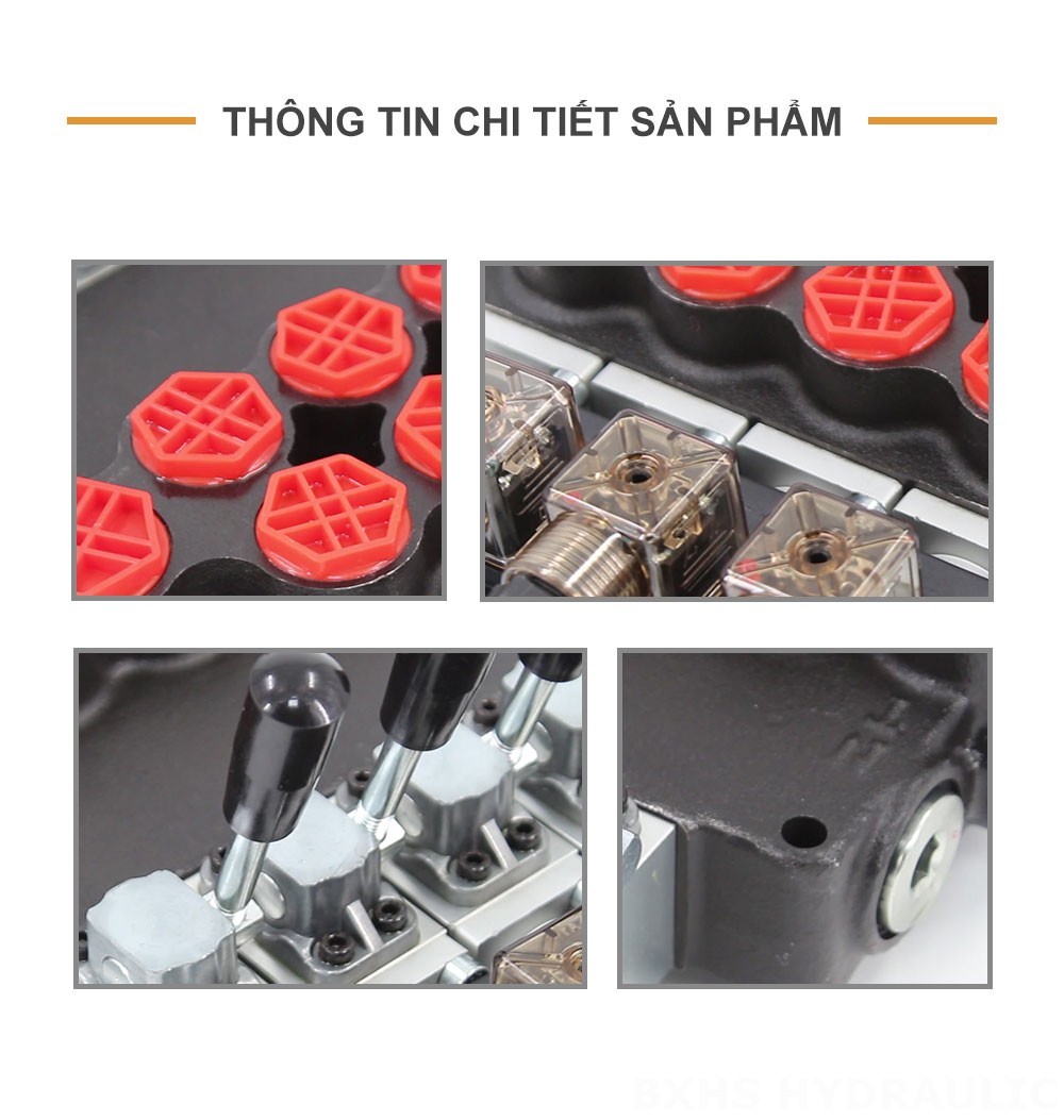 P40-S Biến áp Xy lanh 4 Van điều hướng Monoblock