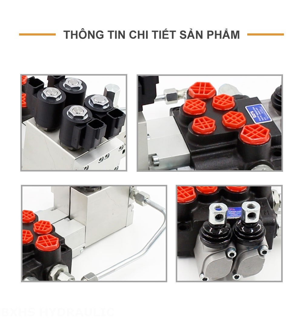 P40 Điện khí-thủy lực Xy lanh 2 Van định hướng khối liền