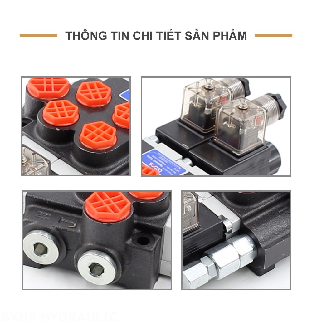 P40 Biến áp Xy lanh 2 Van định hướng khối liền