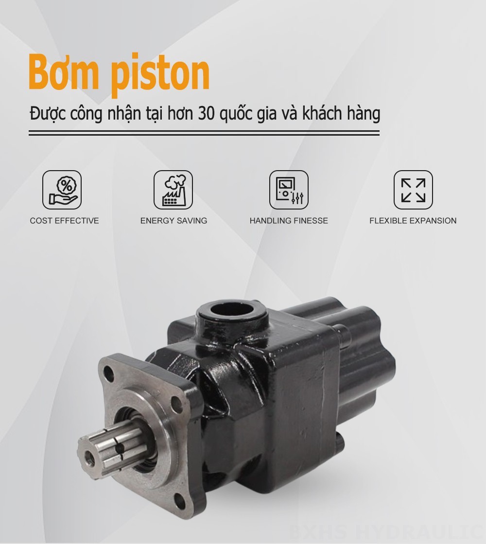 P6-40 40 cc/vòng Bơm piston thủy lực