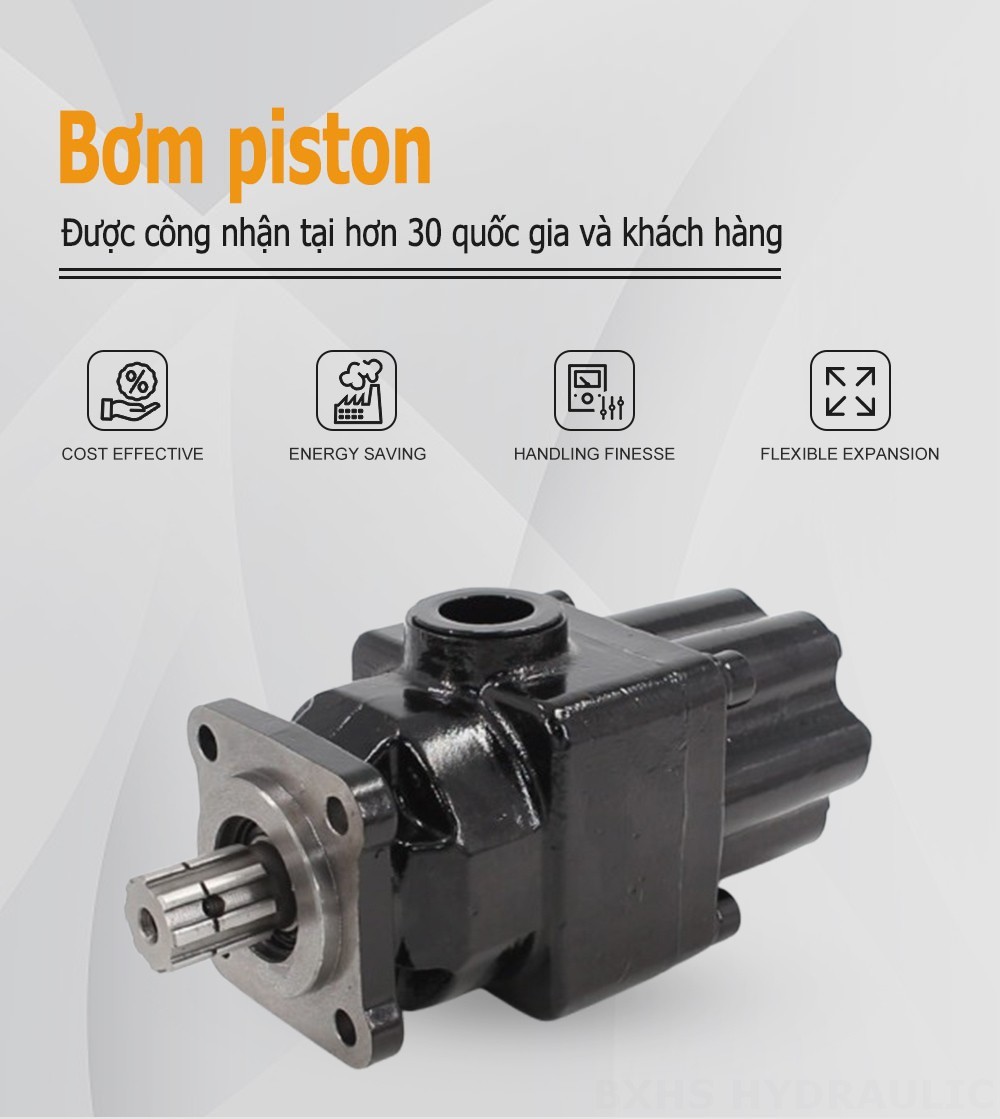 P7-63 63 cc/vòng Bơm piston thủy lực