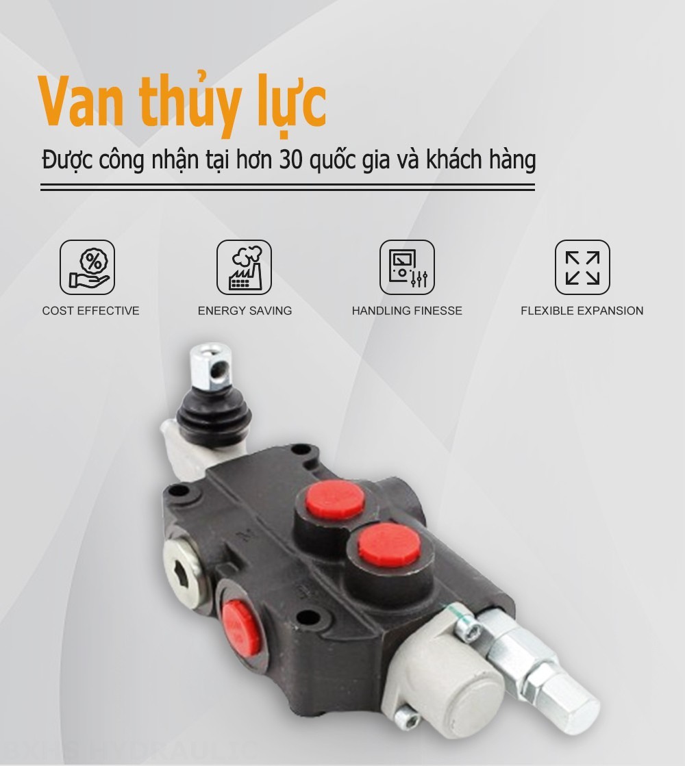 P80-U78-OT Điều khiển thủ công Xy lanh 1 Van định hướng khối liền