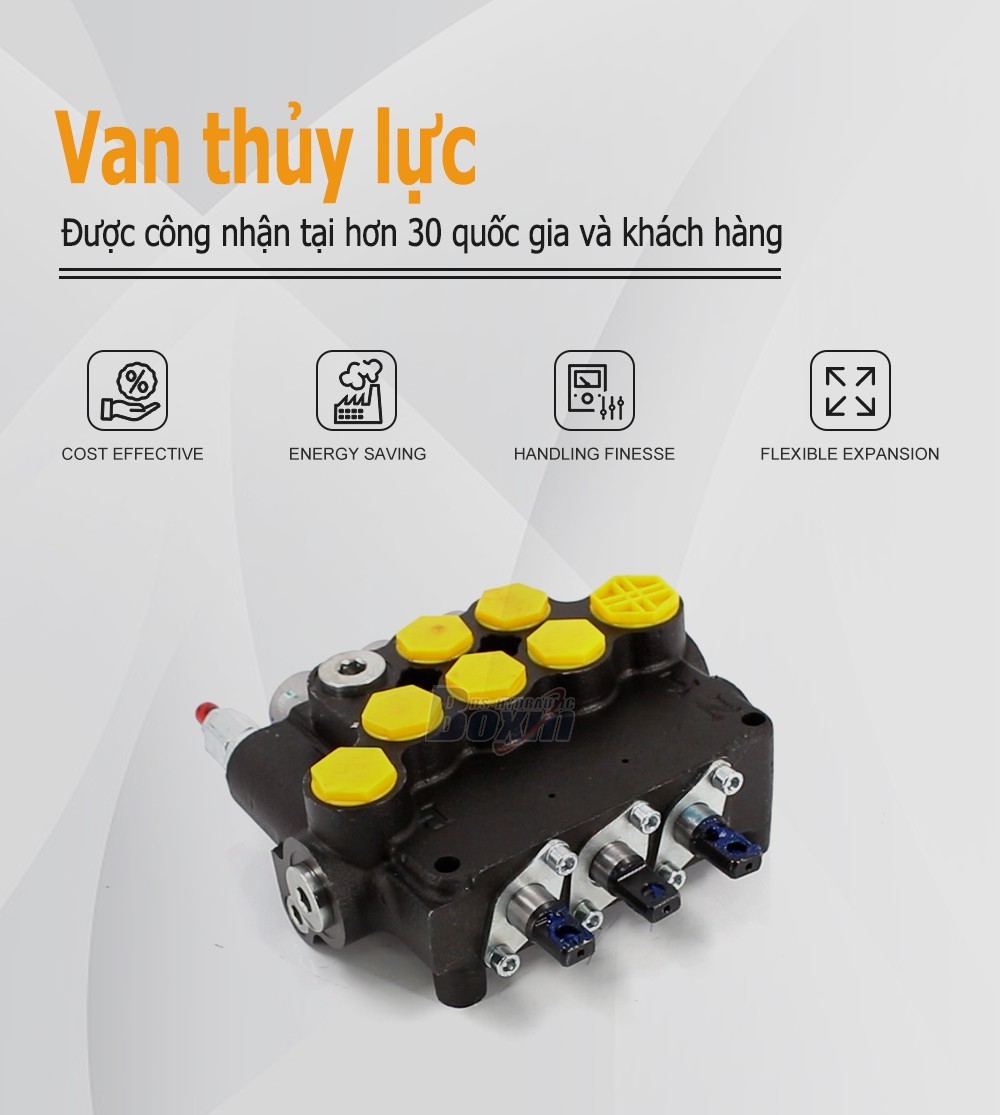 P80A-G-BT-2OT Cáp 3 ống Van điều hướng