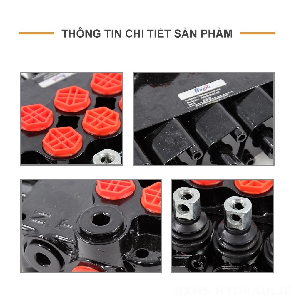 P80AZ Thủy lực và thủ công Xy lanh 5 Van Điều Khiển Chân Giàn