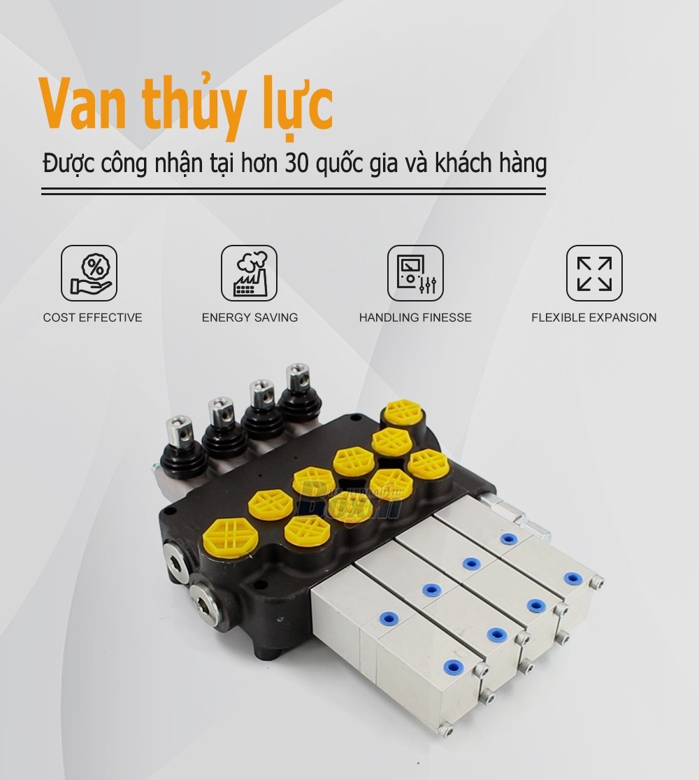P80Q-G-4OT Khí nén 4 ống Van điều hướng