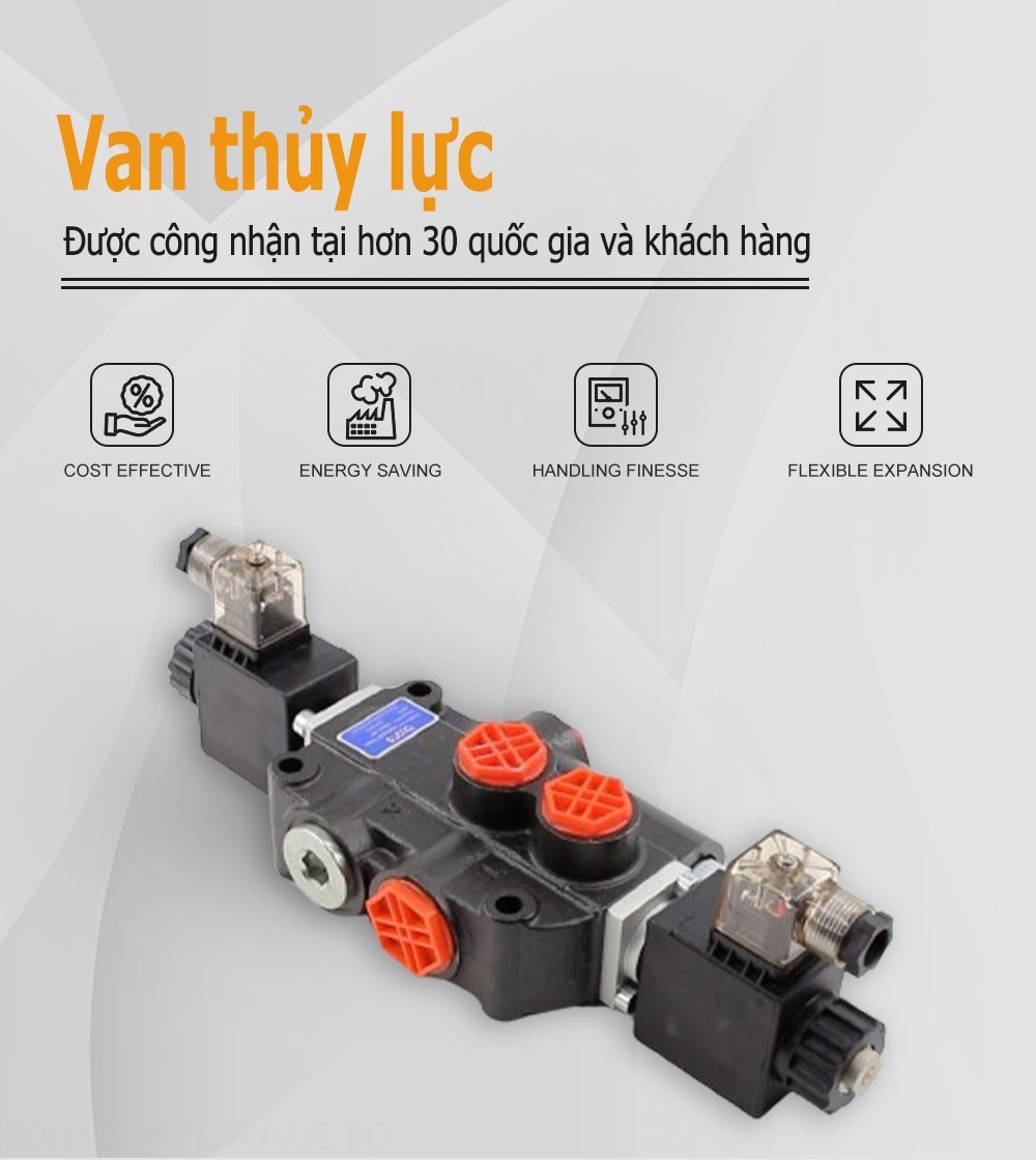 P80 Biến áp Xy lanh 1 Van định hướng khối liền