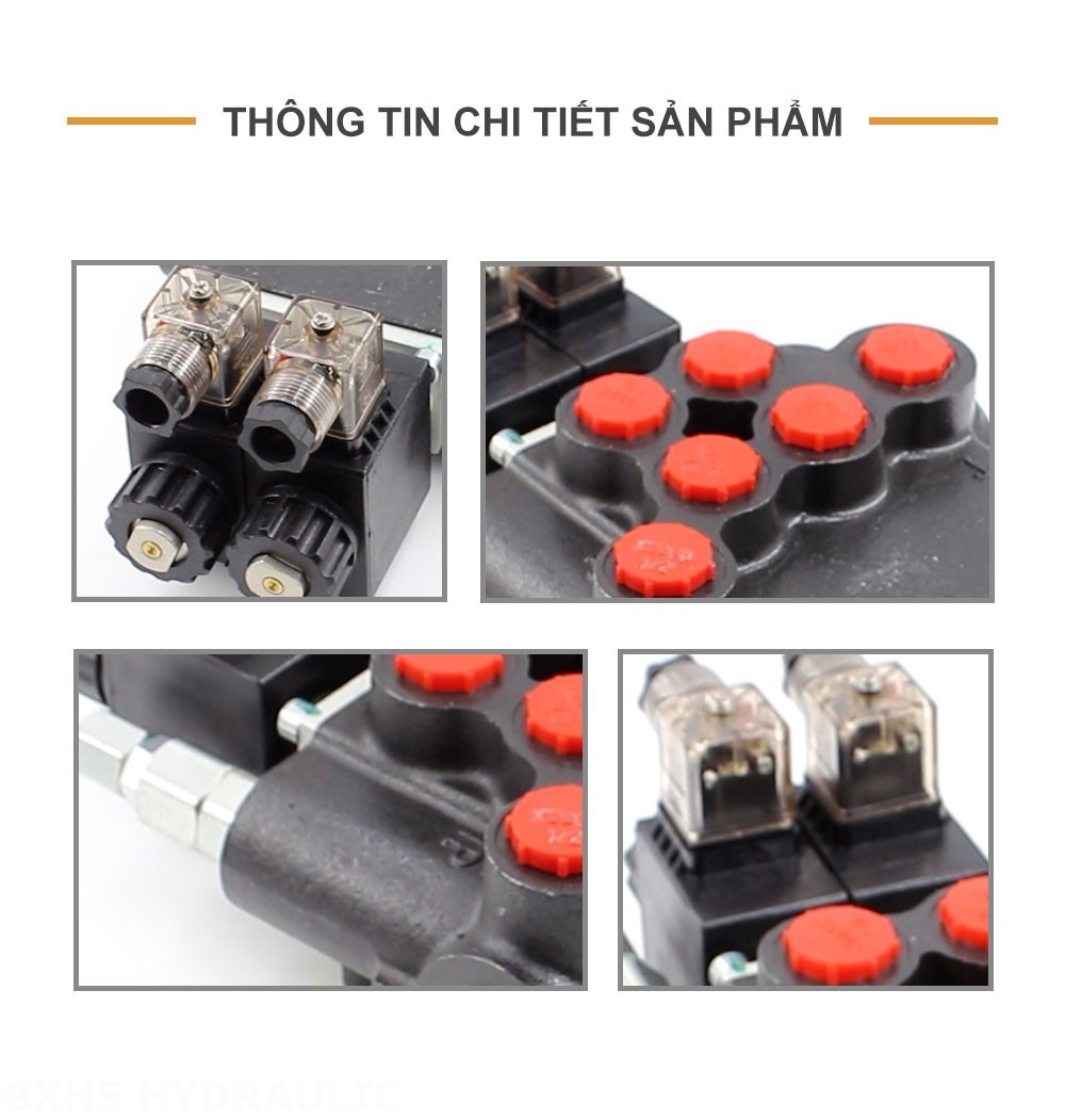 P80 Biến áp Xy lanh 2 Van định hướng khối liền