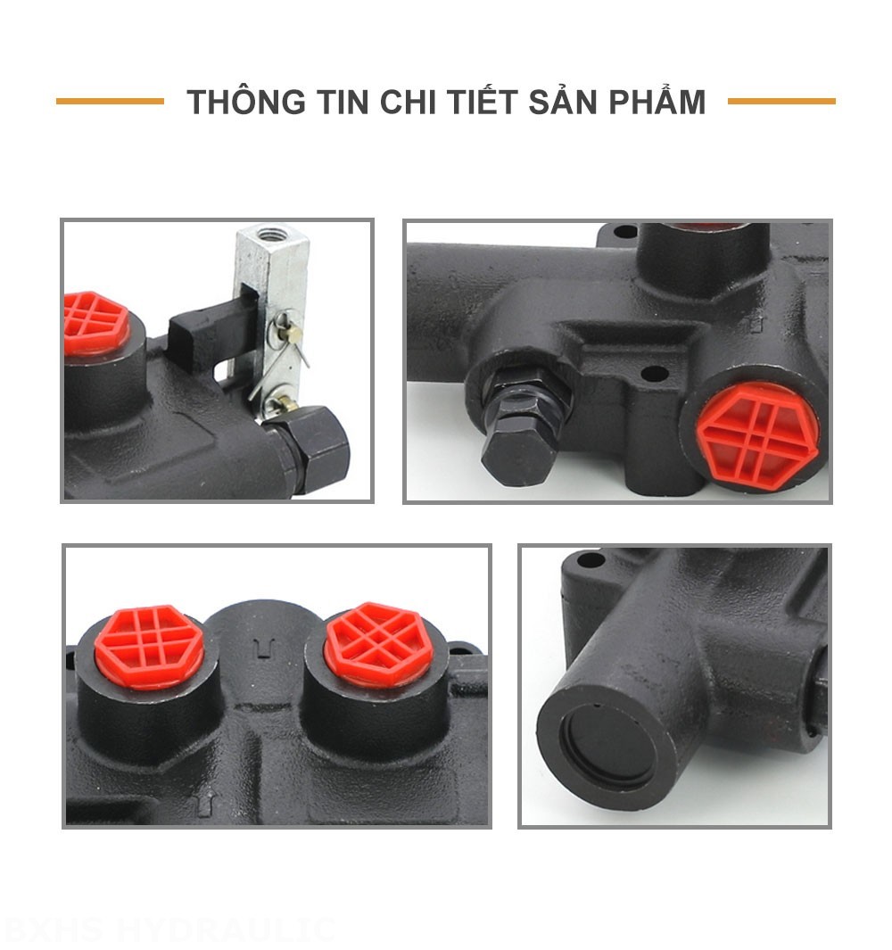 P81 Điều khiển thủ công Xy lanh 1 Van phân chia gỗ