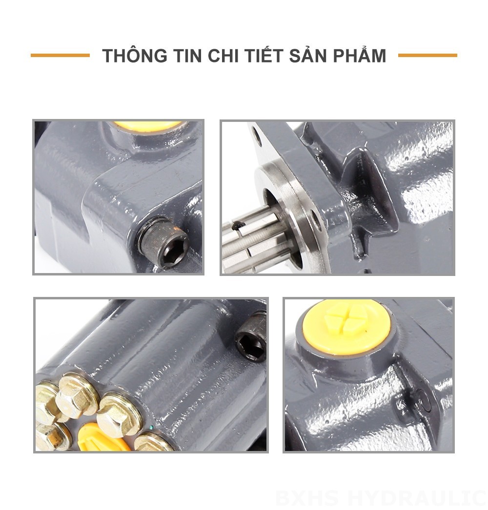 P9-80-H 80 cc/vòng Áp suất 20 MPa (2900 psi) Bơm piston thủy lực