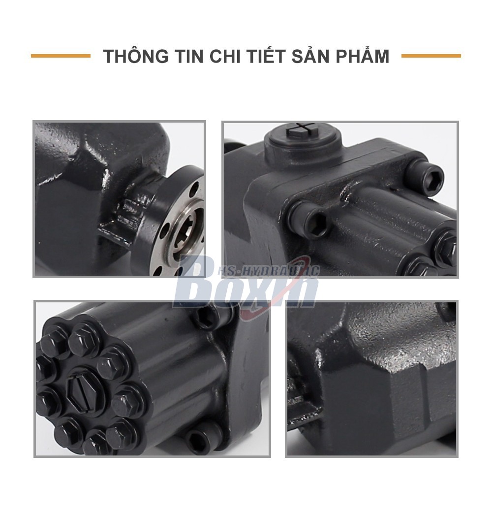 P9-80SK 80 cc/vòng Áp suất 25 MPa (3625 psi) Bơm piston thủy lực