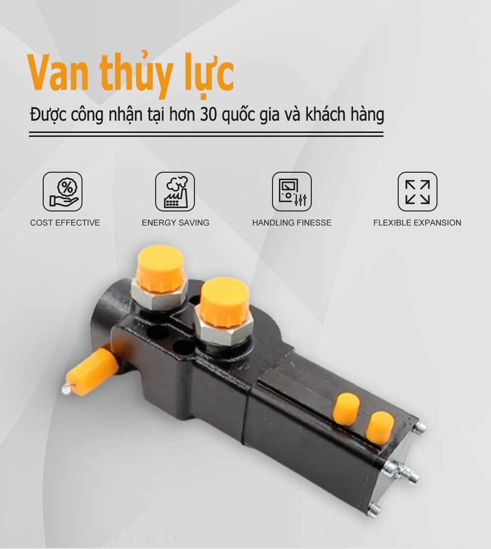 PC-1220-250-1 Khí nén Xy lanh 1 Van điều khiển thủy lực