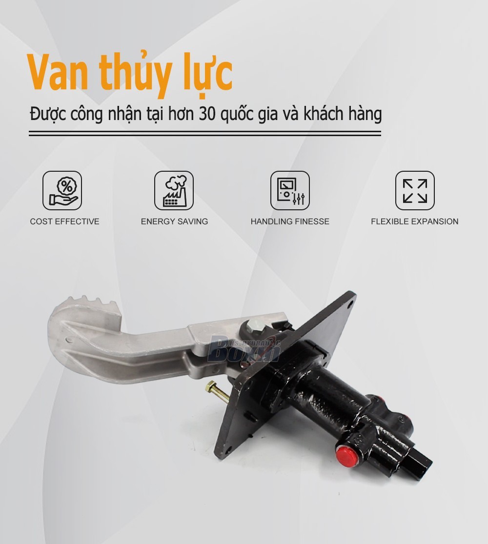 PDF12-00-10 Điều khiển thủ công 1 ống Van điều khiển thủy lực