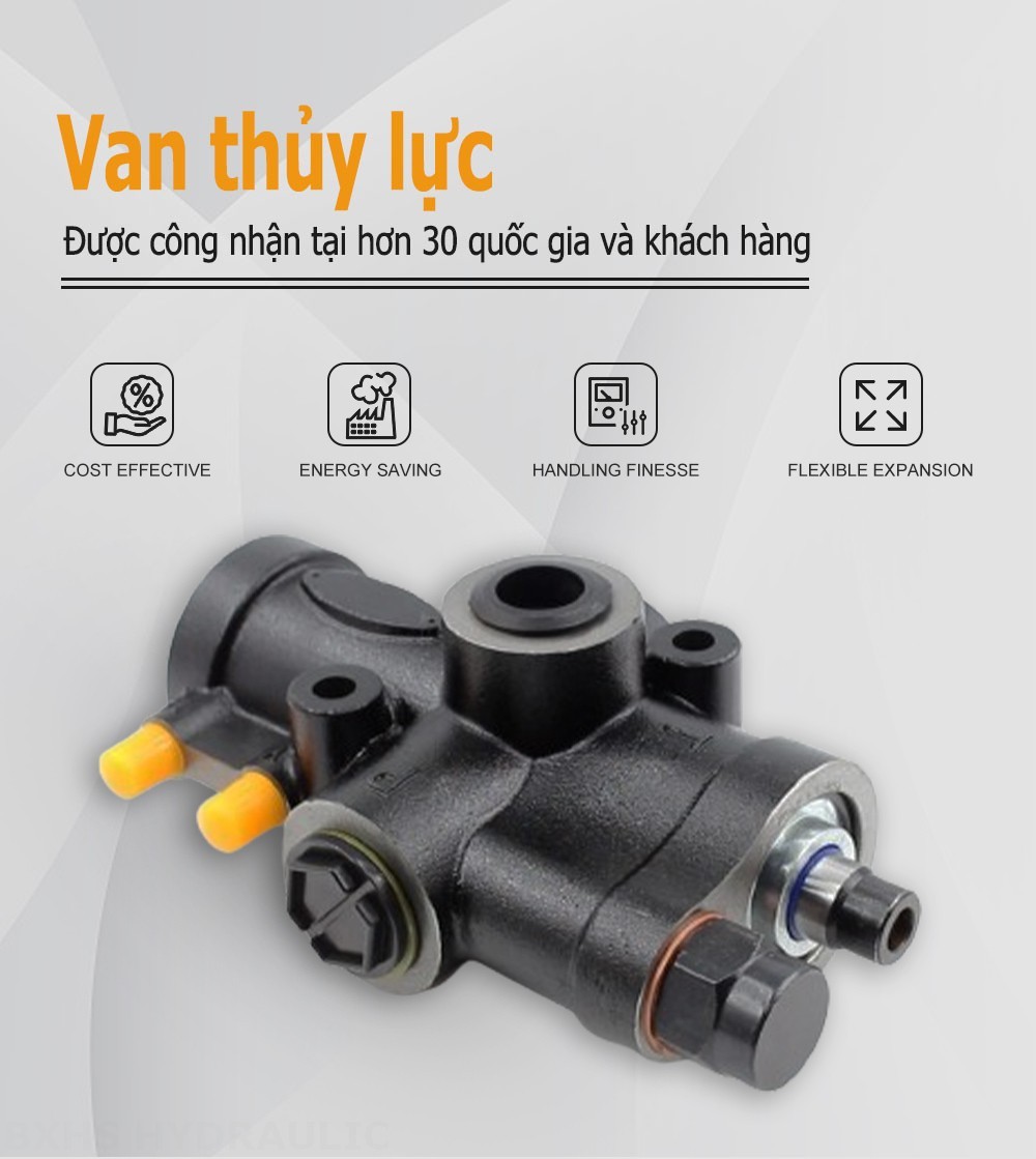 QFCK-F20L Khí nén Xy lanh 1 Van điều khiển thủy lực