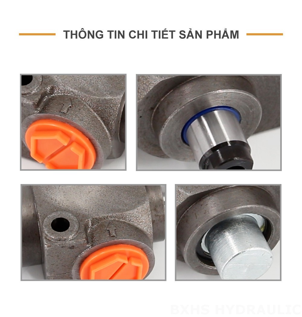 QHF20A Điều khiển thủ công Xy lanh 1 Van điều hướng Monoblock