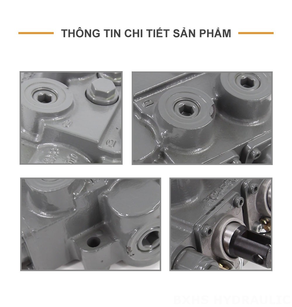 RD5200-H Điều khiển thủ công Xy lanh 2 Van điều khiển thủy lực