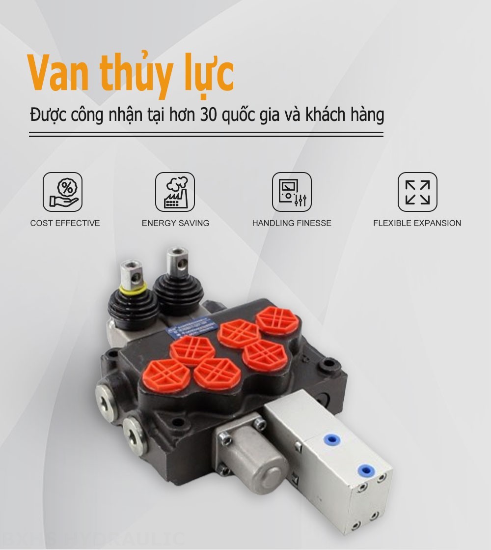 SD11 Điều khiển thủ công Xy lanh 1 Van định hướng khối liền