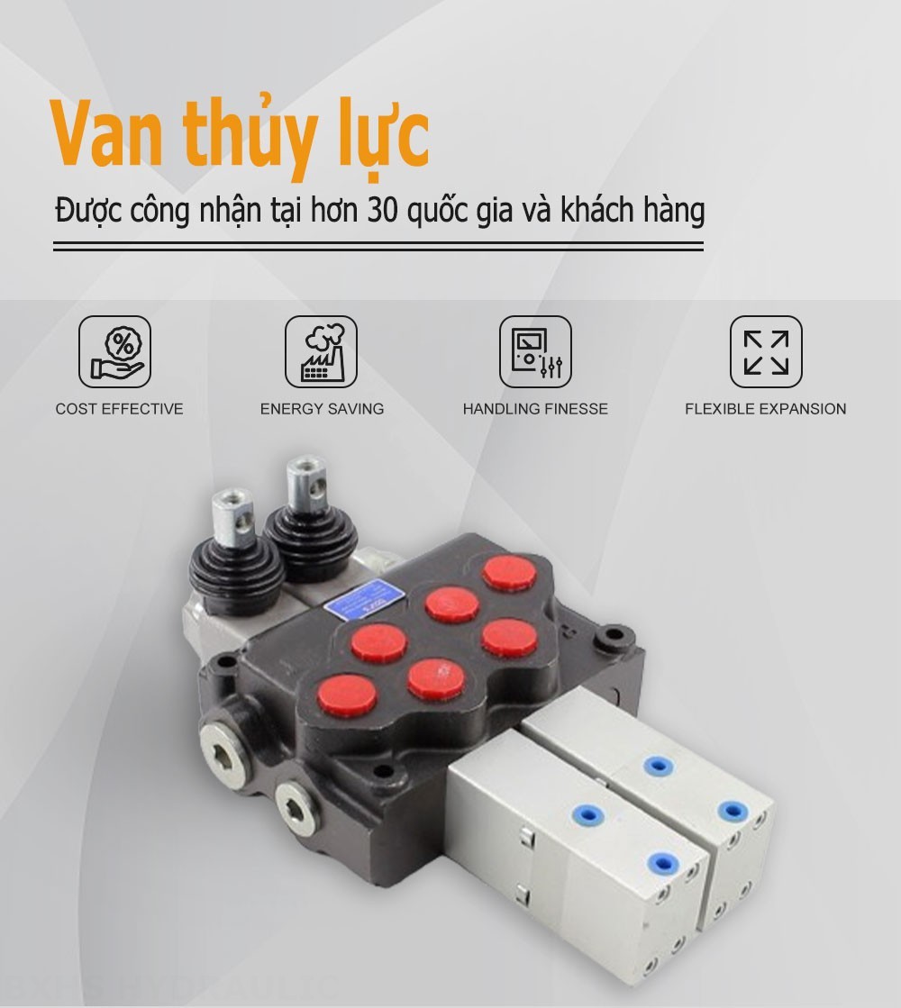 SD11 Khí nén Xy lanh 2 Van định hướng khối liền