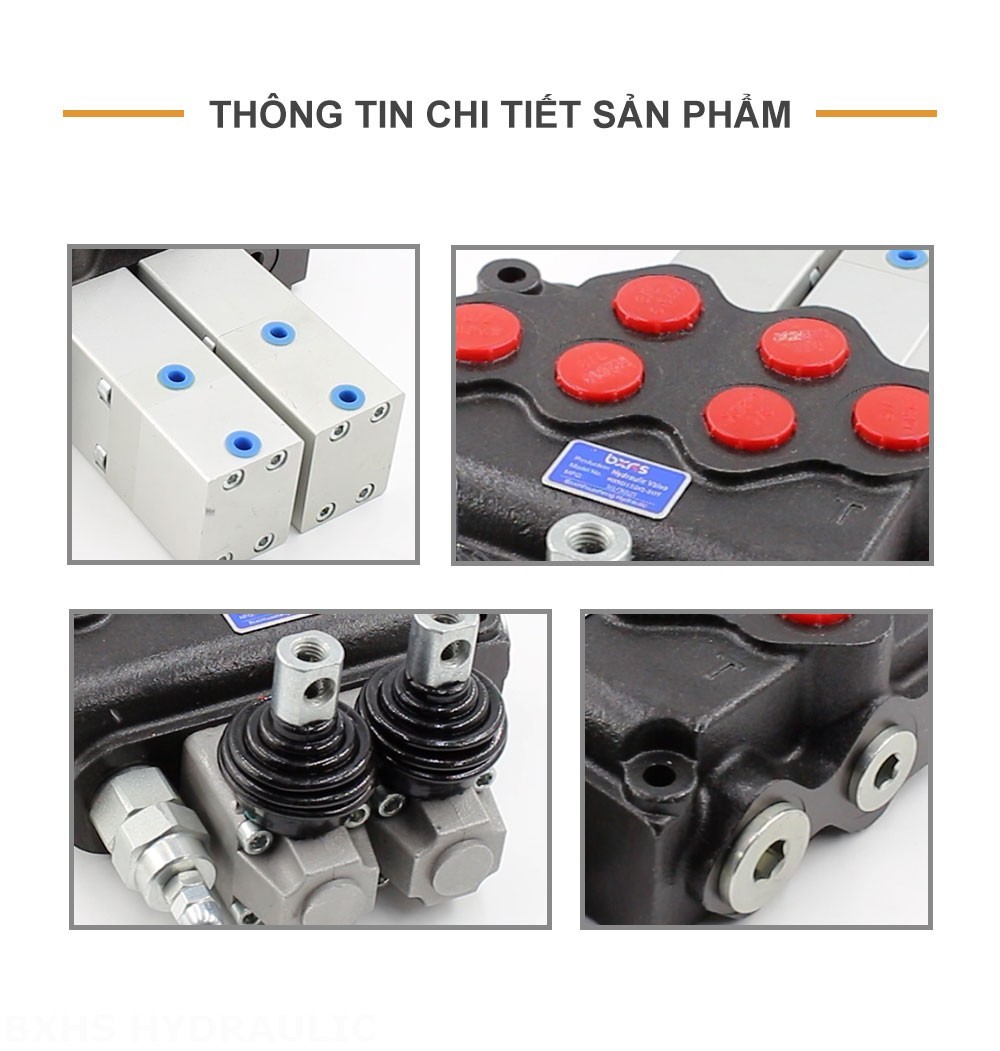 SD11 Khí nén Xy lanh 2 Van định hướng khối liền