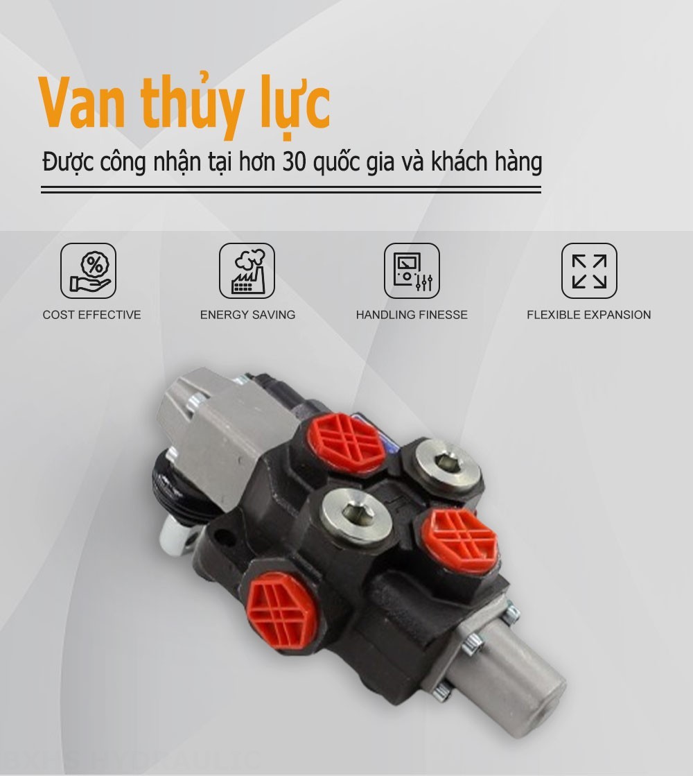 SD14 Điều khiển thủ công Xy lanh 1 Van định hướng khối liền