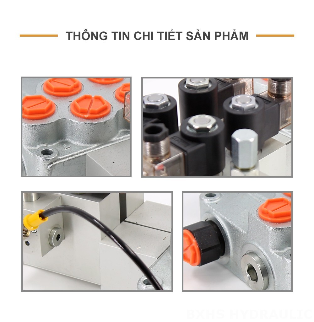 SD18 Điện Xy lanh 2 Van điều hướng Monoblock