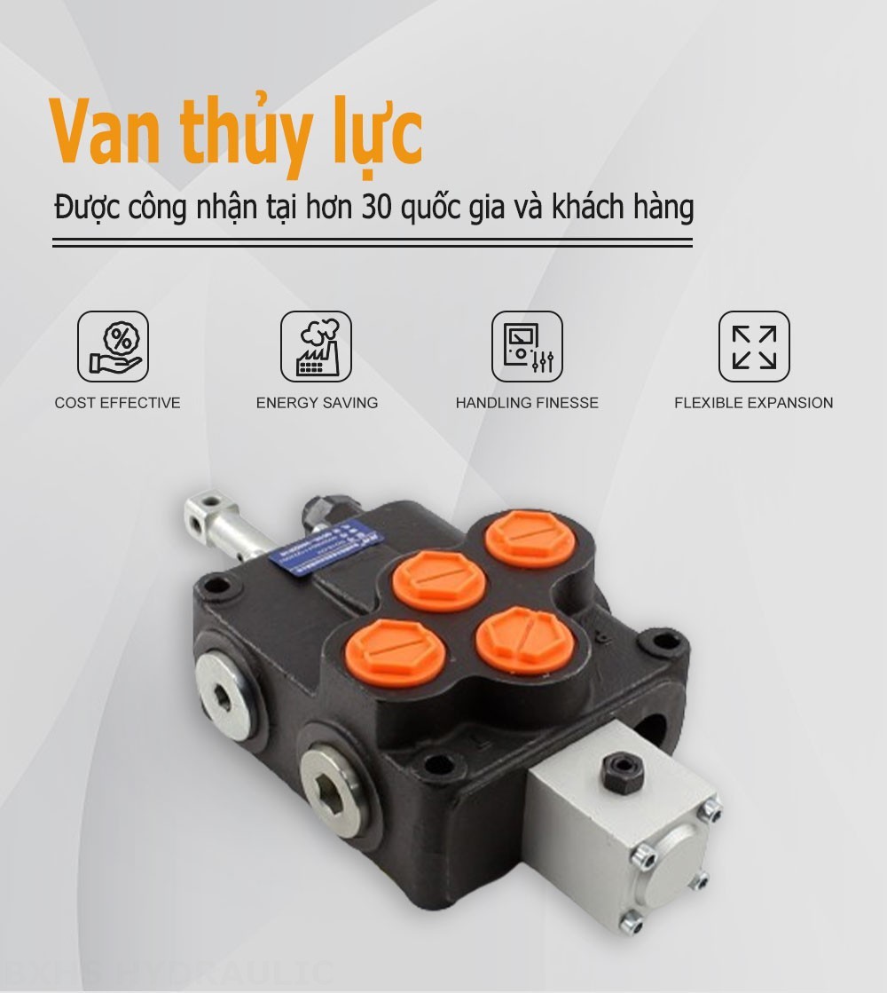 SD18 Điều khiển thủ công Xy lanh 1 Van định hướng khối liền