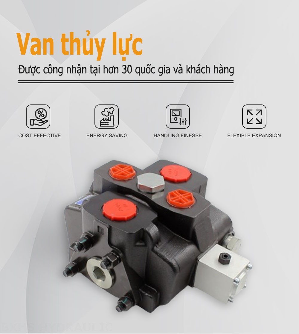 SD25 Điều khiển thủ công Xy lanh 1 Van định hướng phân đoạn